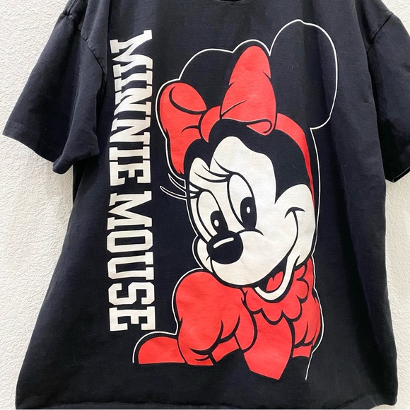 Vintage 80s Disney Designs Minnie Mouse Double Sided Single Stitch T-Shirt 2XL - Picture 3 of 12